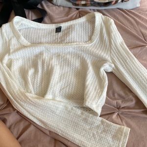 cropped long sleeve